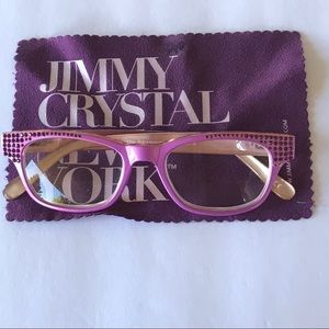 Jimmy Crystal Pink Swarovski Readers NEW 2.50